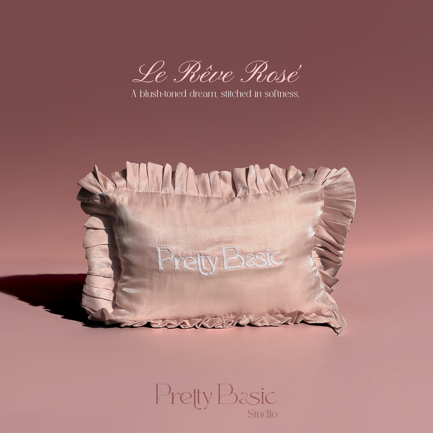 Le Rêve Rosé Cushion