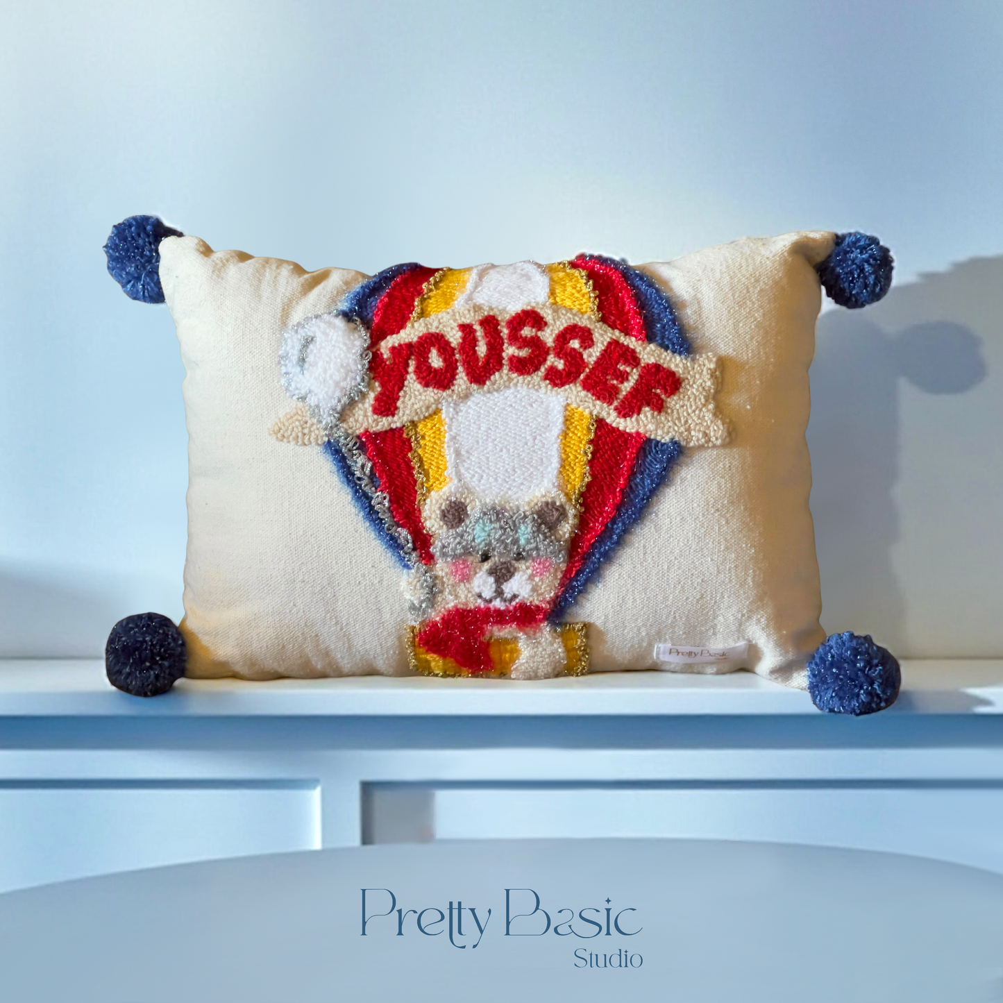 Little Dreamer hand tufted cushion
