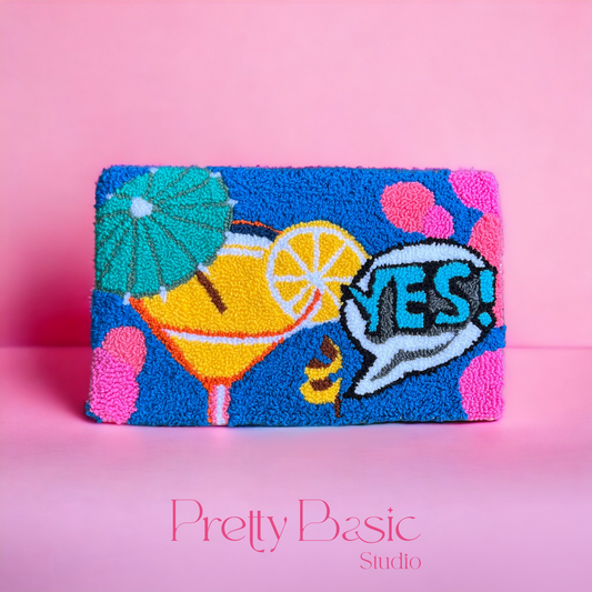 Summer Hand-Tufted Clutch