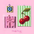 The Wall Charm Trio Hand Tufted wall decor