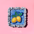 Capri Lemons Hand Tufted wall decor