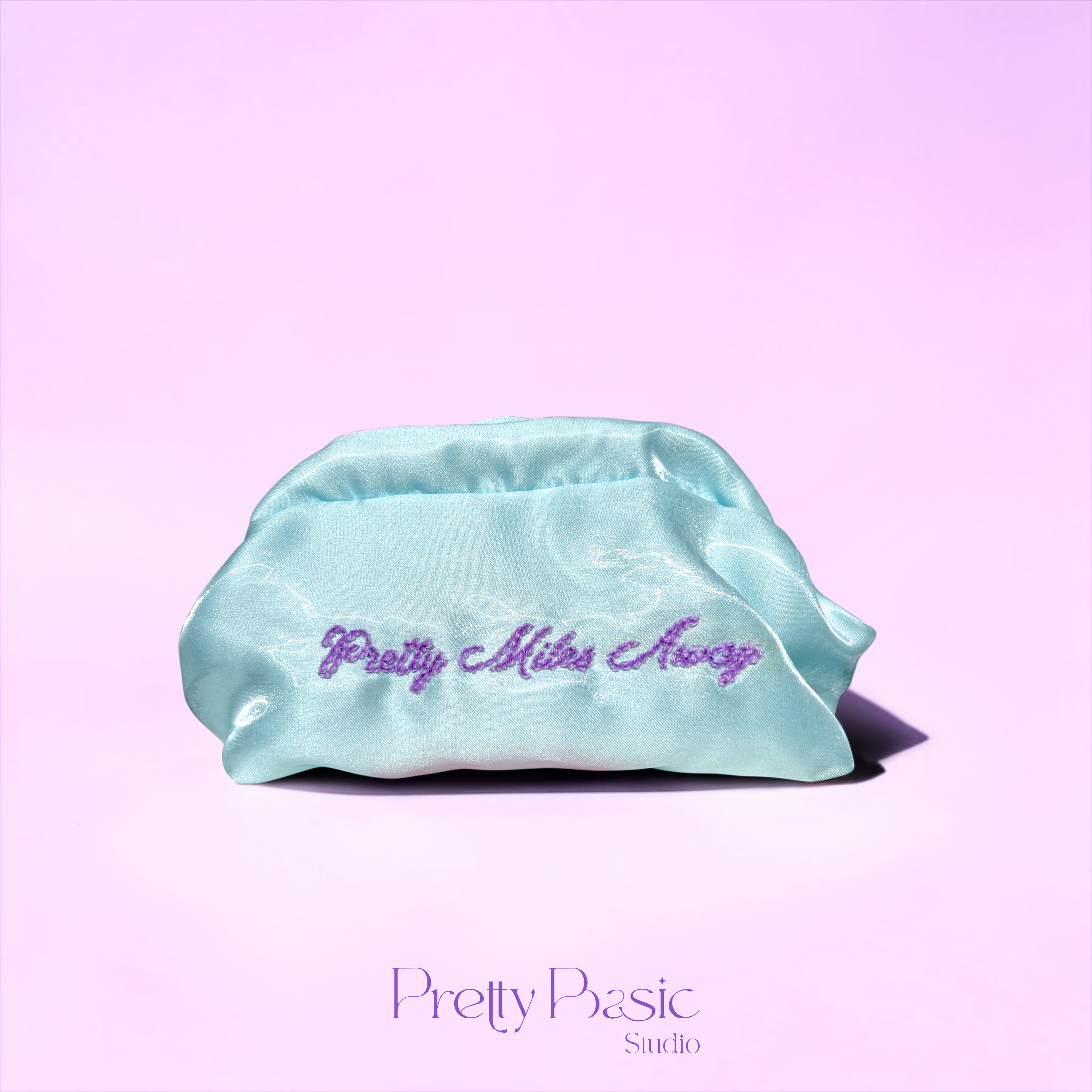 The Sea Satin Clutch