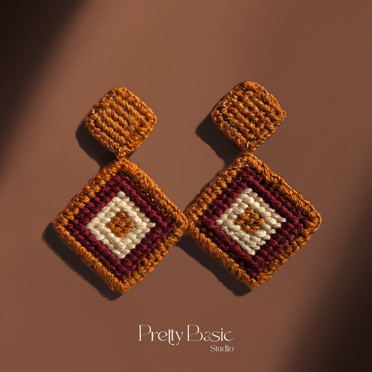 Kilim Tufted Earrings