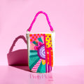 Fiesta Hand Tufted clutch