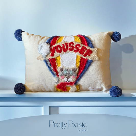 Little Dreamer hand tufted cushion